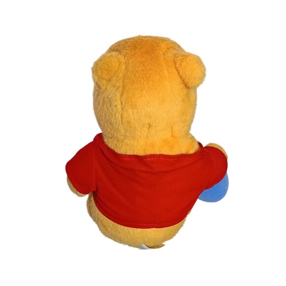 Vintage Disney's Winnie The Pooh 1994 Teddy Bear Plush With Honey Pot Mattel 12" - Picture 5 of 9